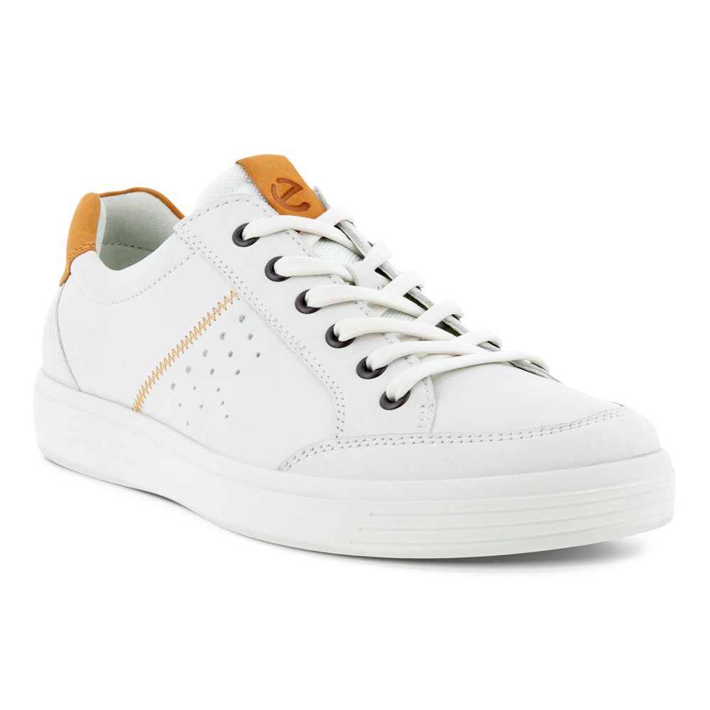 ECCO Mens Sneakers White - Soft Classic - EOZ-935241